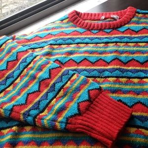 funky pattern sweatshirt